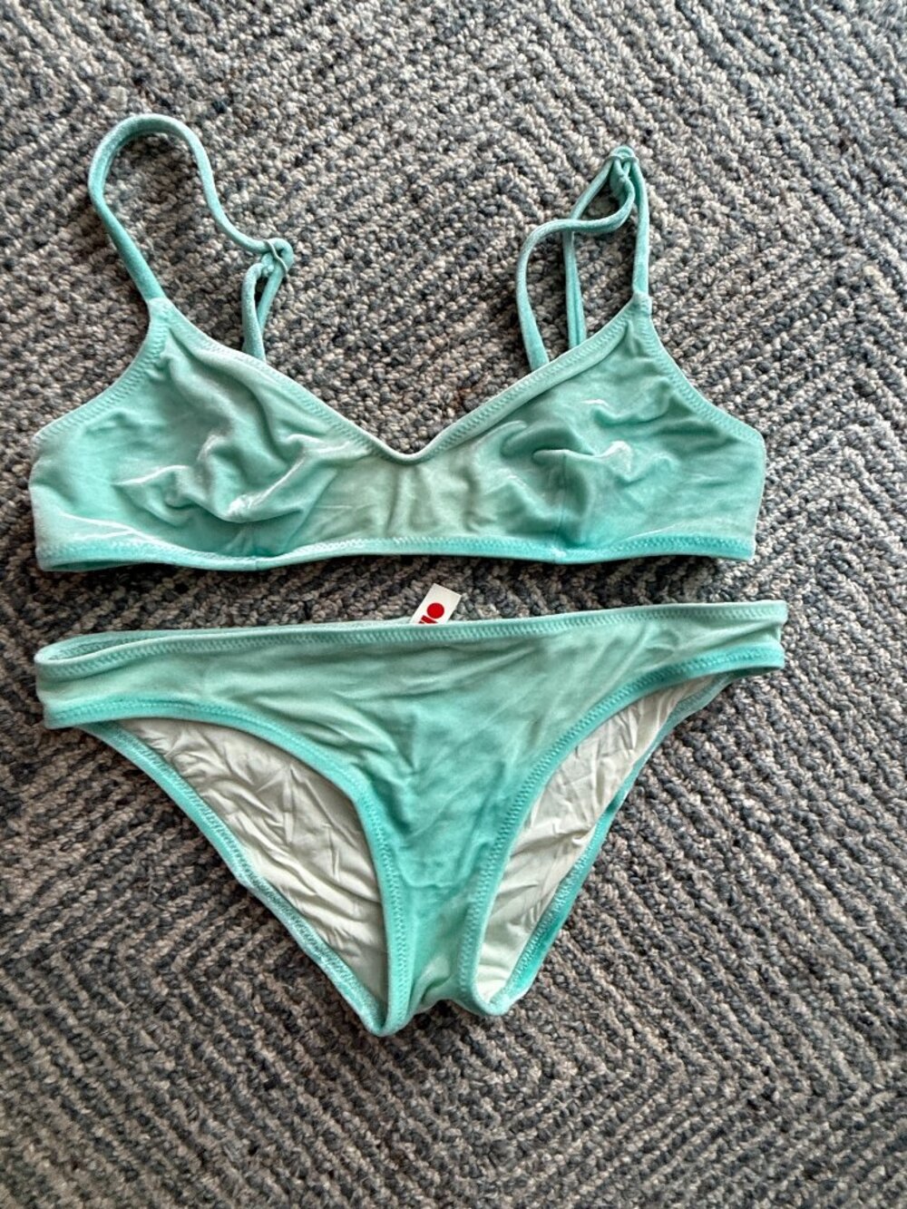 SOLID & STRIPED velvet Cora bikini set - Picture 2 of 4